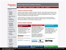 Tablet Screenshot of extensionmedia.com